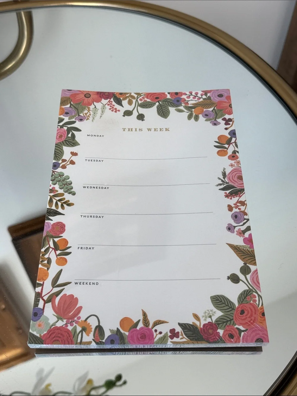 Rifle Paper Co. Weekly Memo Notepad